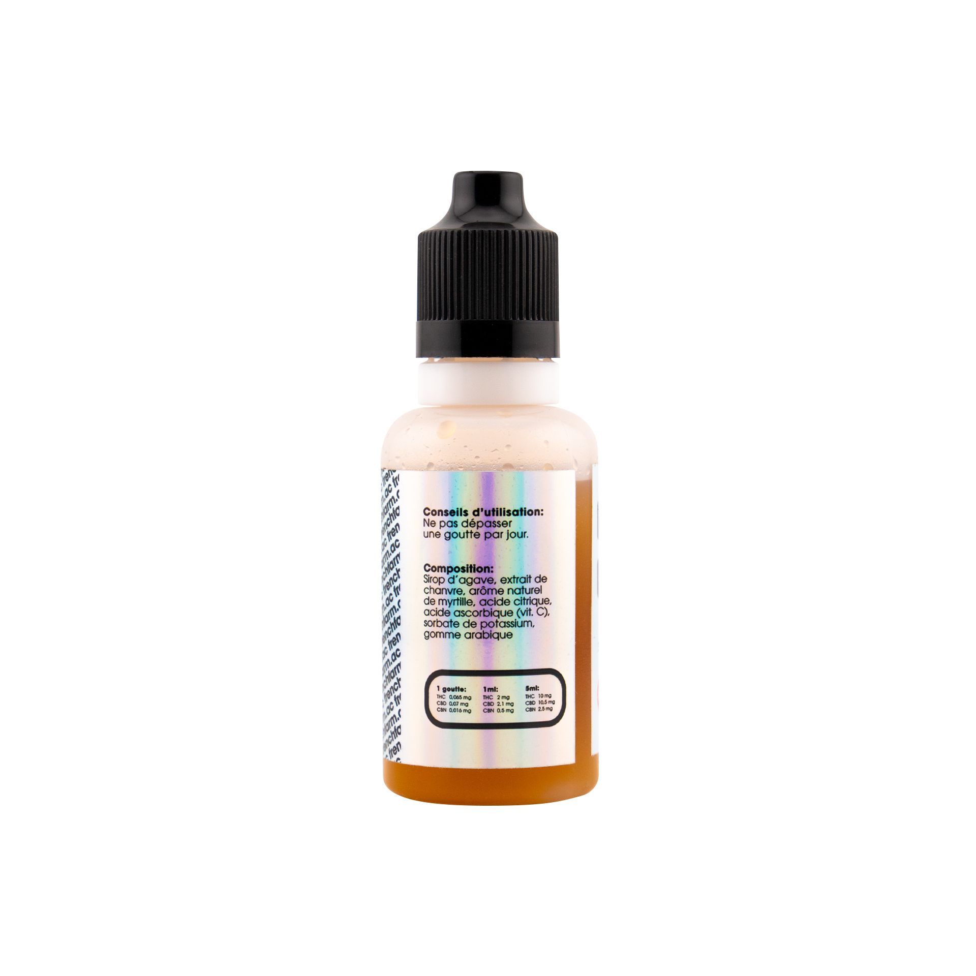 FFAC_SIROP_THC_FUN_03 Sirop THC Myrtille Frenchfarm